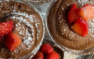 Mousse al cioccolato fondente