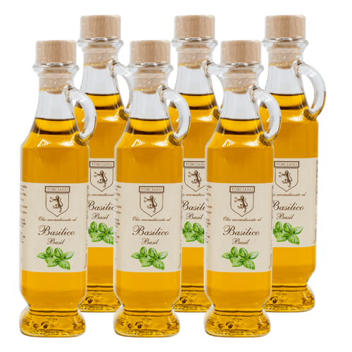 olio aromatizzato al basilico