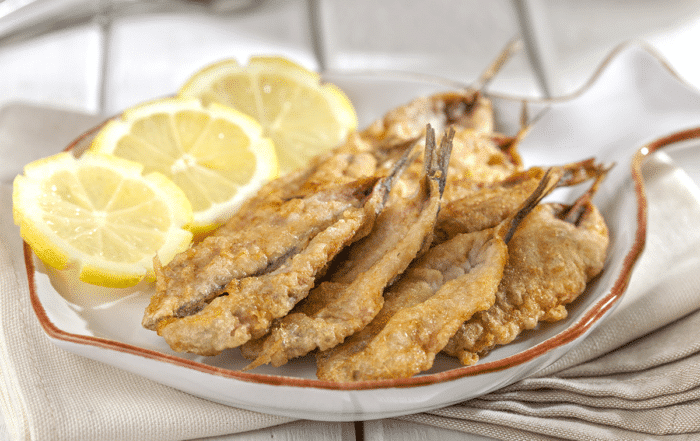 Italian fried anchovies