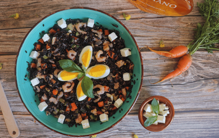 Insalata estiva riso venere