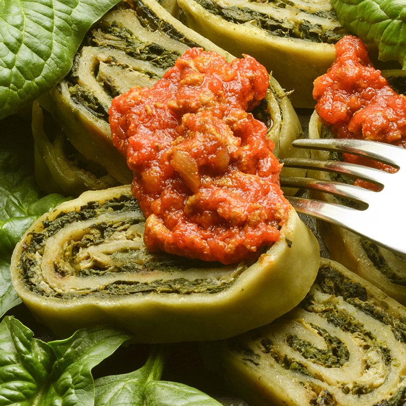 Pasta Rola Grandma's filled pasta roll recipe - Vittoria Caterina Giachi